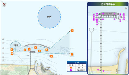 강릉안인화력발전소 항만시설 지도